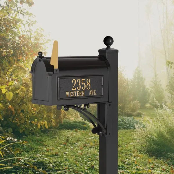 Deluxe Capitol Mailbox Package - Black
