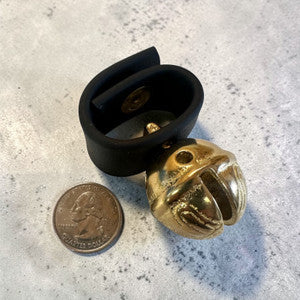 Black Dog Collar Bell