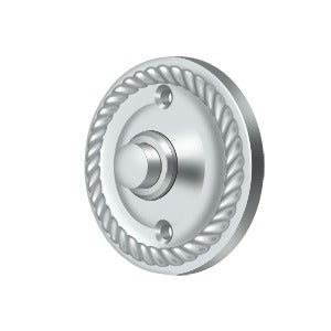 Door Bell Button, Round with Rope