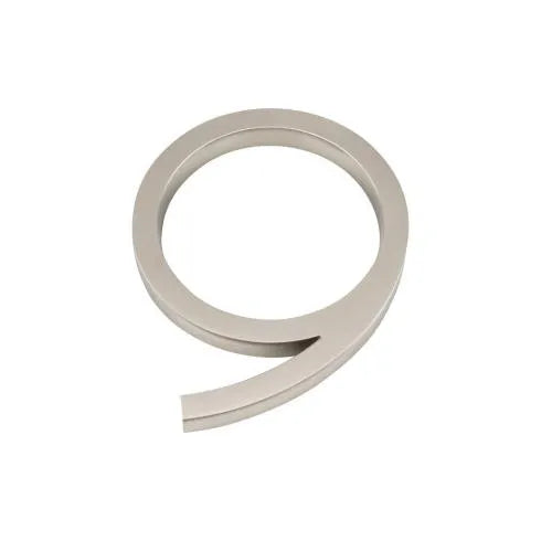 Modern House Numbers - Brushed Nickel