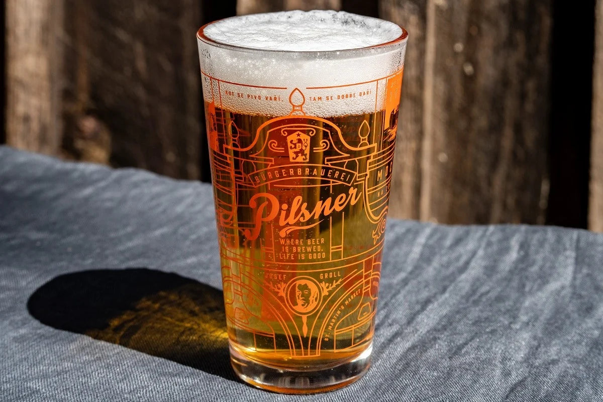Beer Origins Pint Glasses