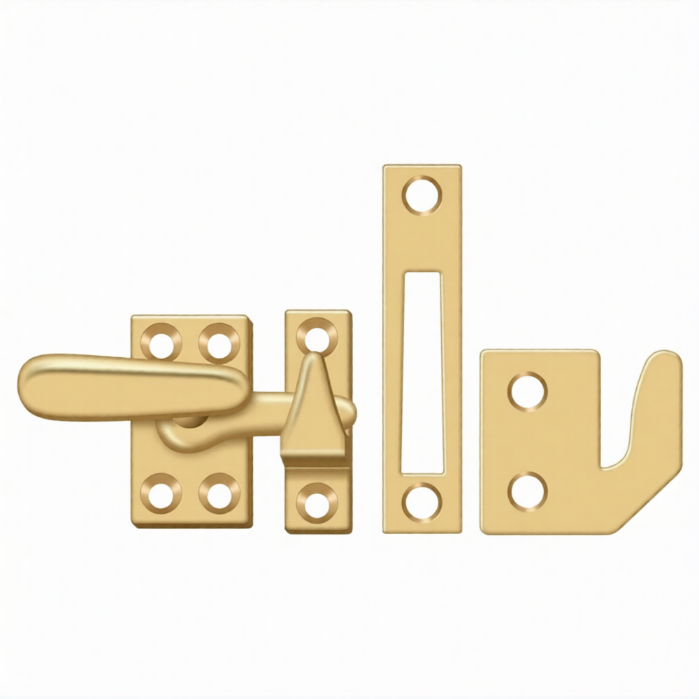 Window Lock, Casement Fastener, Small (Multiple Finishes)
