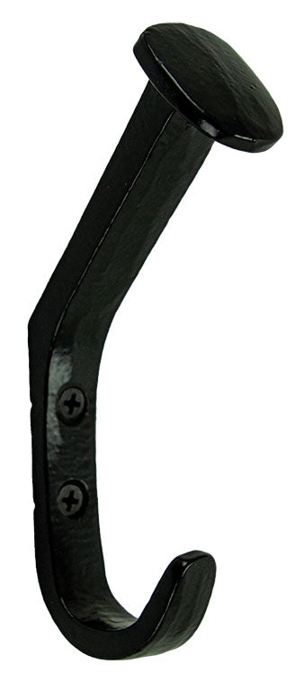 Railroad Spike Hook - Black