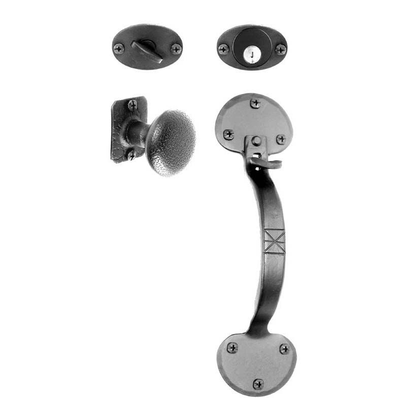 Forged Bean Handle & Knob Mortise Lock Set