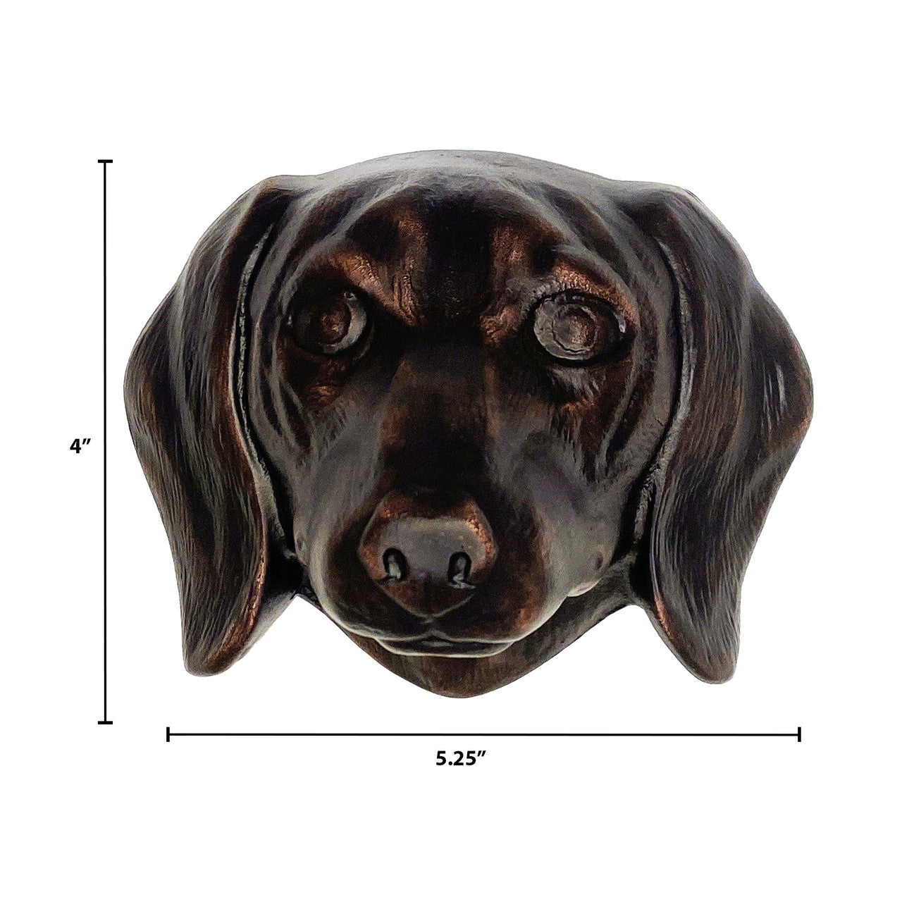 Michael Healy Dachshund Door Knocker Bronze