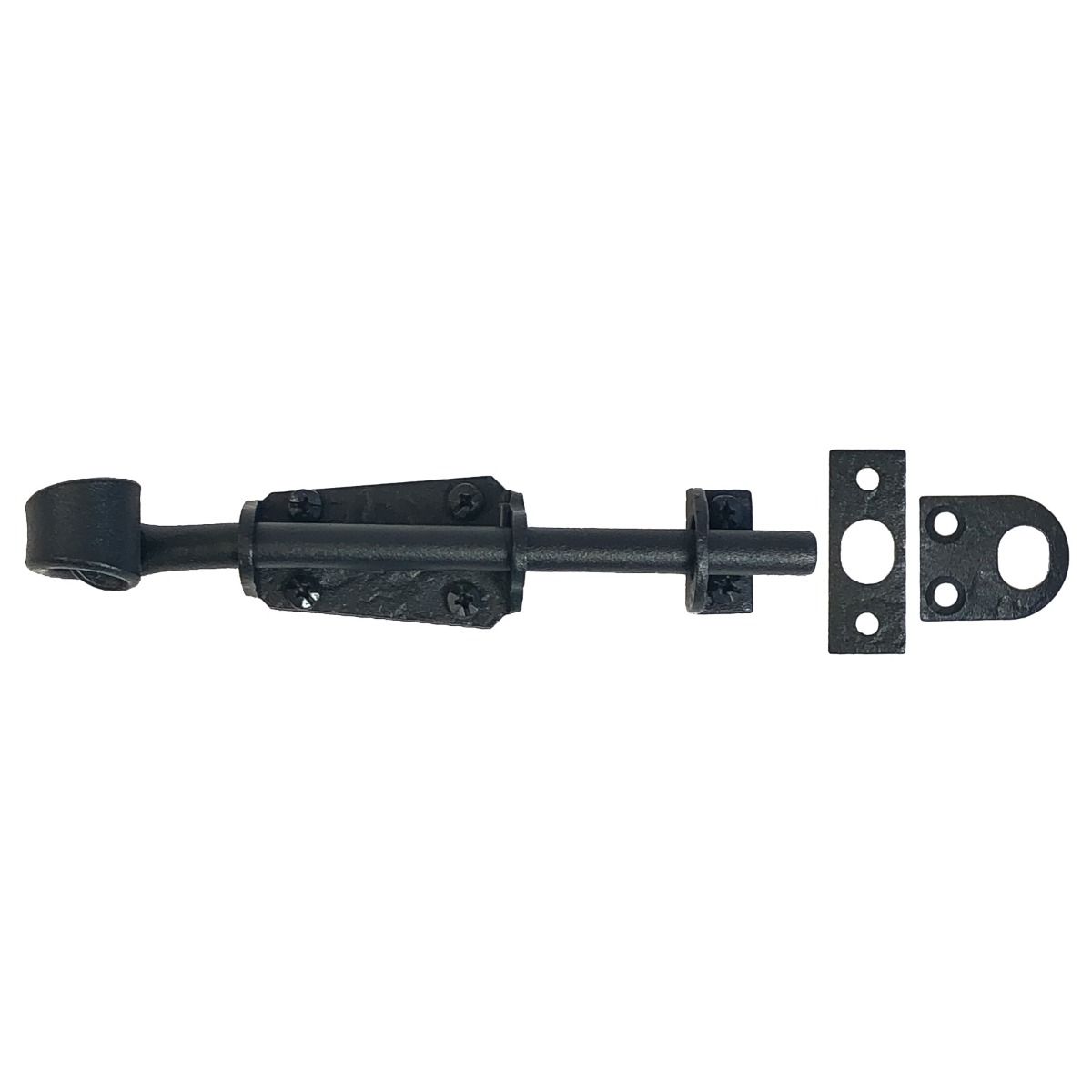6" Forged Iron Gate Bolt