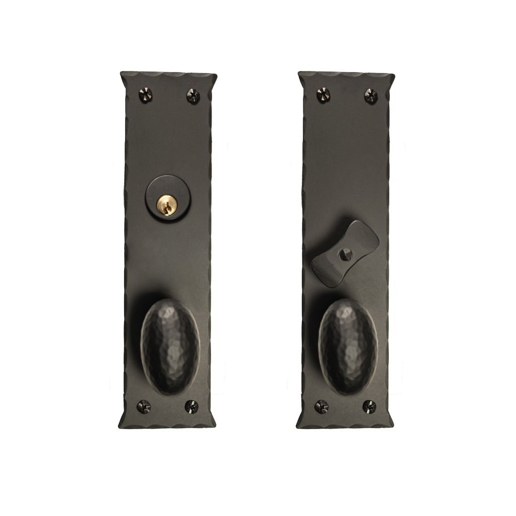 Greenwich Double Knob Mortise Lock Entrance Set