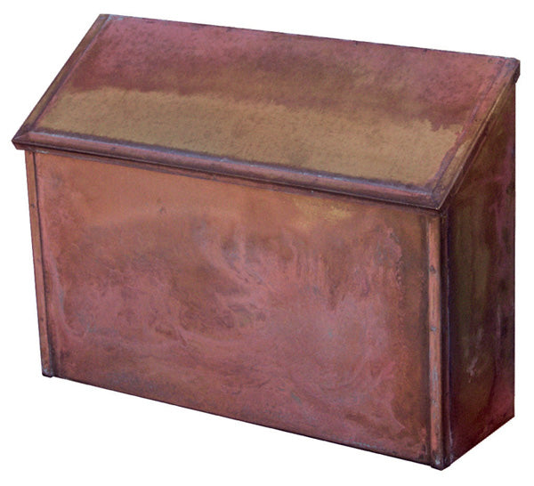 Solid Brass Horizontal Wall Mount Mailbox