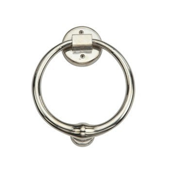 White Bronze Ring Door Knocker