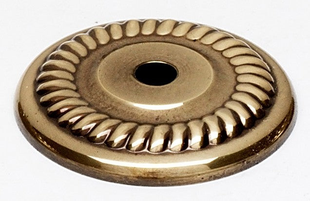 Polished Antique Roped Backplate 1"