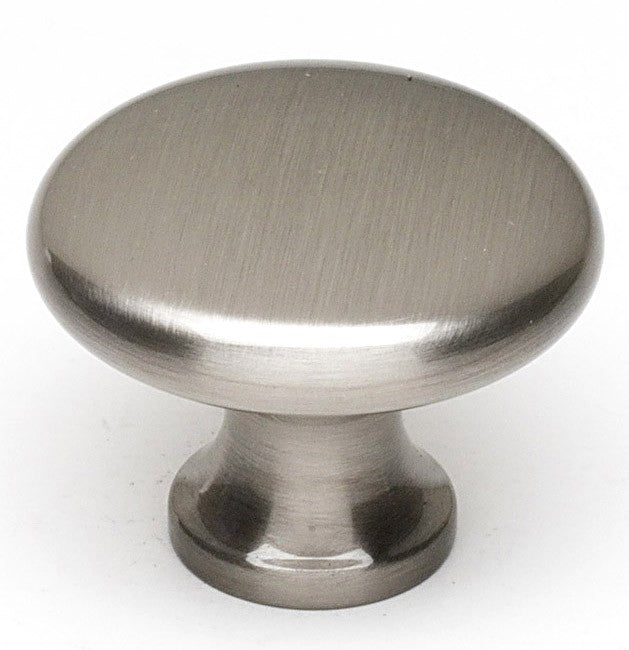 Satin Nickel Round Knob 1.25"