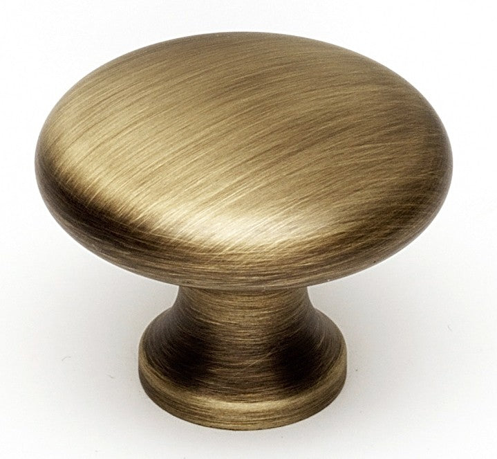Antique English Matte Round Knob 1.5"