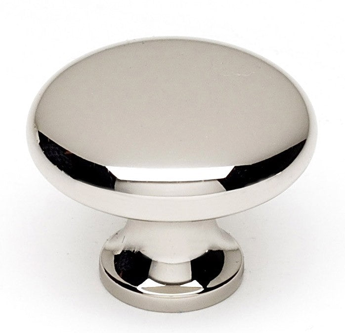 Polished Nickel Round Knob 1.5"