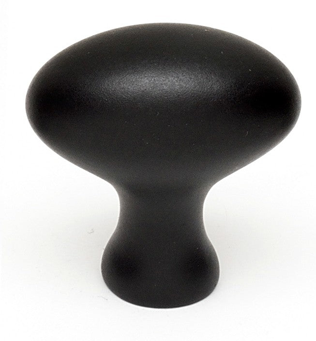 Matte Black Egg Knob Large
