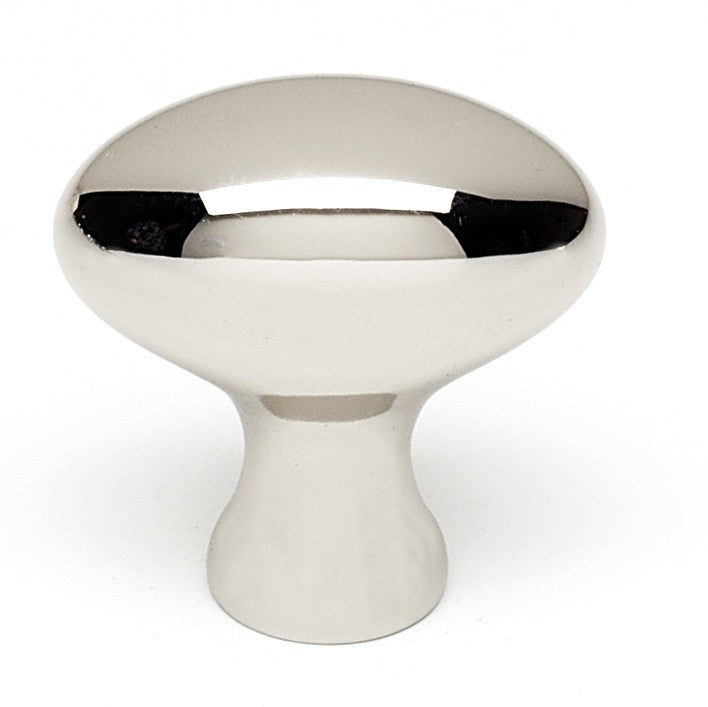 Polished Nickel Egg Knob Large