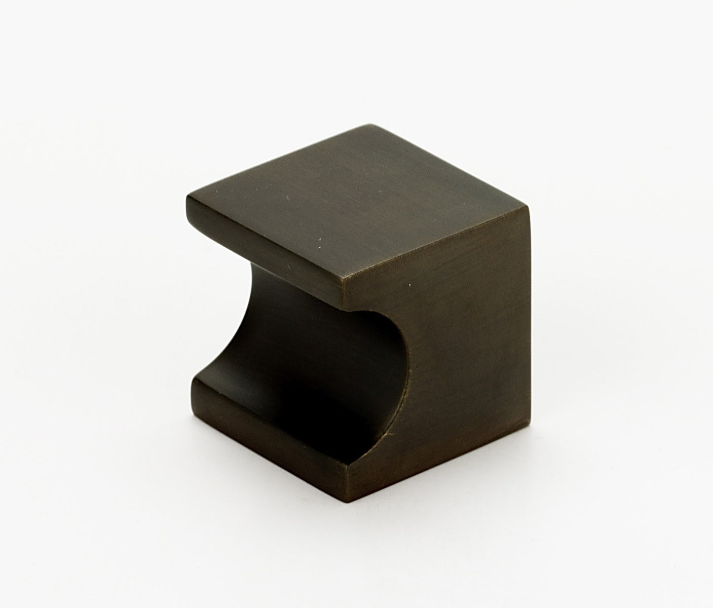 Chocolate Bronze Modern Knob 3/4"