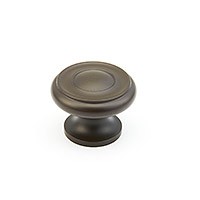 Oil Rubbed Bronze Stepped Knob 1.5"