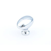 Polished Chrome Oval Knob