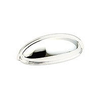 Polished Nickel Traditional Cup Pull 3"