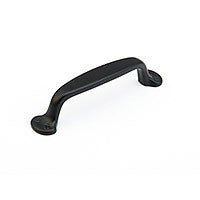 Flat Black Classic Pull 4"