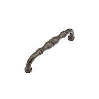 Oil Rubbed Bronze Spindle Pull 4"