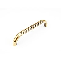 Antique Light Brass Appliance Pull 10"