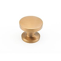 Brushed Bronze Round Knob