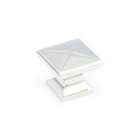 Polished Nickel Square Knob
