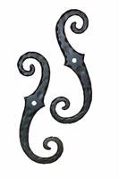 Scroll Shutter Dogs with Lag Sold in Pairs