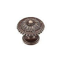 Dark Antique Bronze Ornate Knob