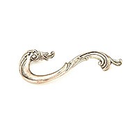 Monticello Silver Left-Handed Pull 3.5"