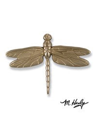 Michael Healy Dragon Fly Door Knocker Nickel Silver