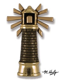 Michael Healy Lighthouse Brass Door Knocker