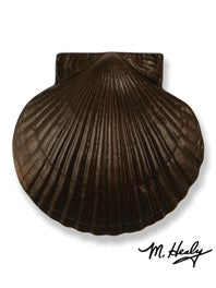 Michael Healy Sea Scallop Door Knocker Oiled Bronze