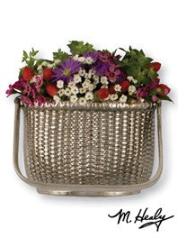 Michael Healy Nantucket Basket Door Knocker Nickel Silver