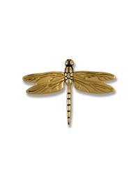 Michael Healy Small Dragon Fly Knocker Brass