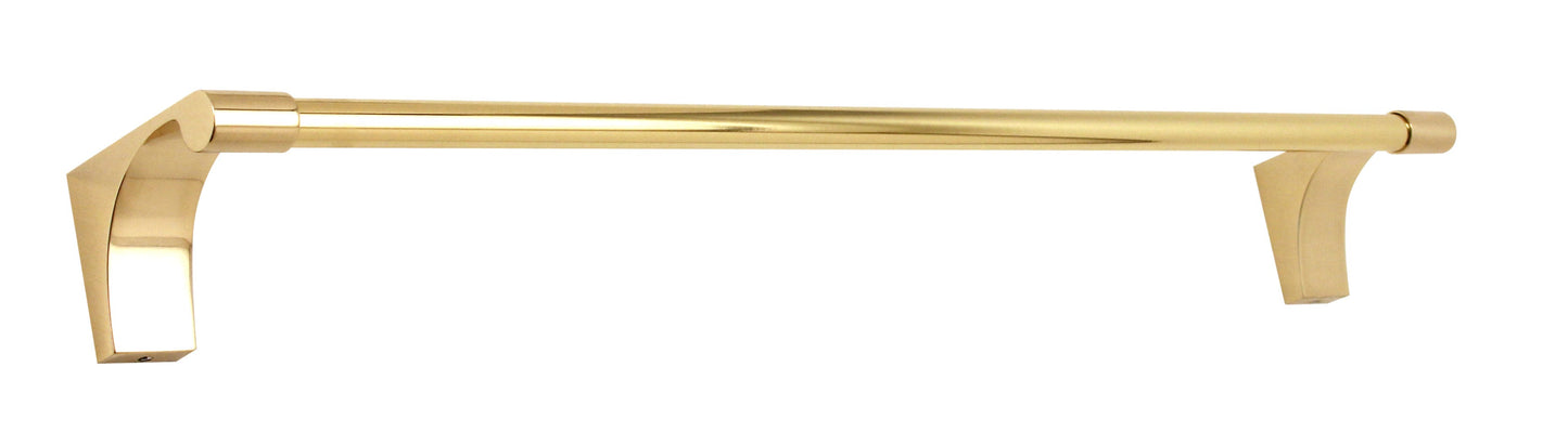 Polished Brass Towel Bar 18"