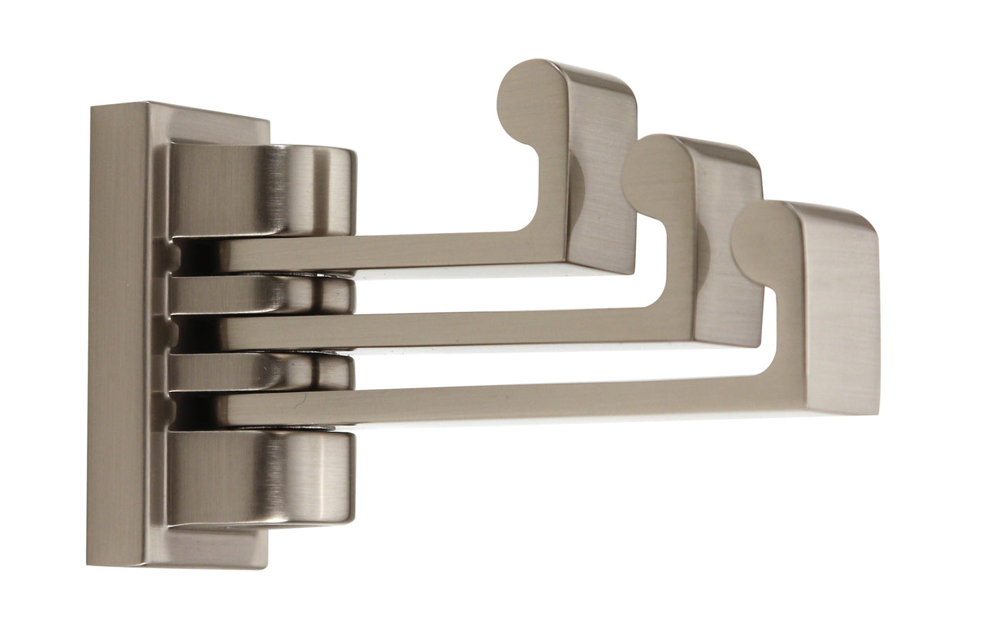 Satin Nickel Triple Hook