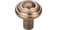 Aspen Button Knob 1.25" Light Bronze