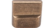 Aspen Flat Knob 7/8" Light Bronze