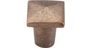 Aspen Square Knob 3/4" Light Bronze