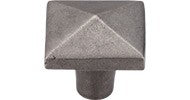Aspen Square Knob 1.5" Silicon Light Bronze