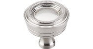 Beaded Knob 1 5/16" Satin Nickel