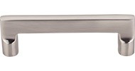 Aspen Flat Sided Pull 4" Satin Nickel