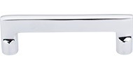 Aspen Flat Sided Pull 4" Polished Chrome