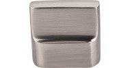 Aspen Flat Sided Knob 7/8" Satin Nickel
