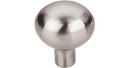 Aspen Large Egg Knob 1 7/16" Satin Nickel
