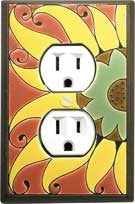 Sunflower Outlet Switch Plate