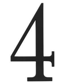 Traditional House Number 4 - Six Inch