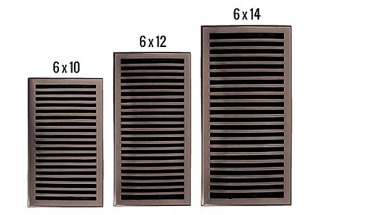 Cast Iron Art Deco Floor Vent